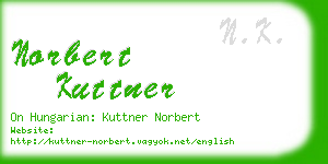 norbert kuttner business card